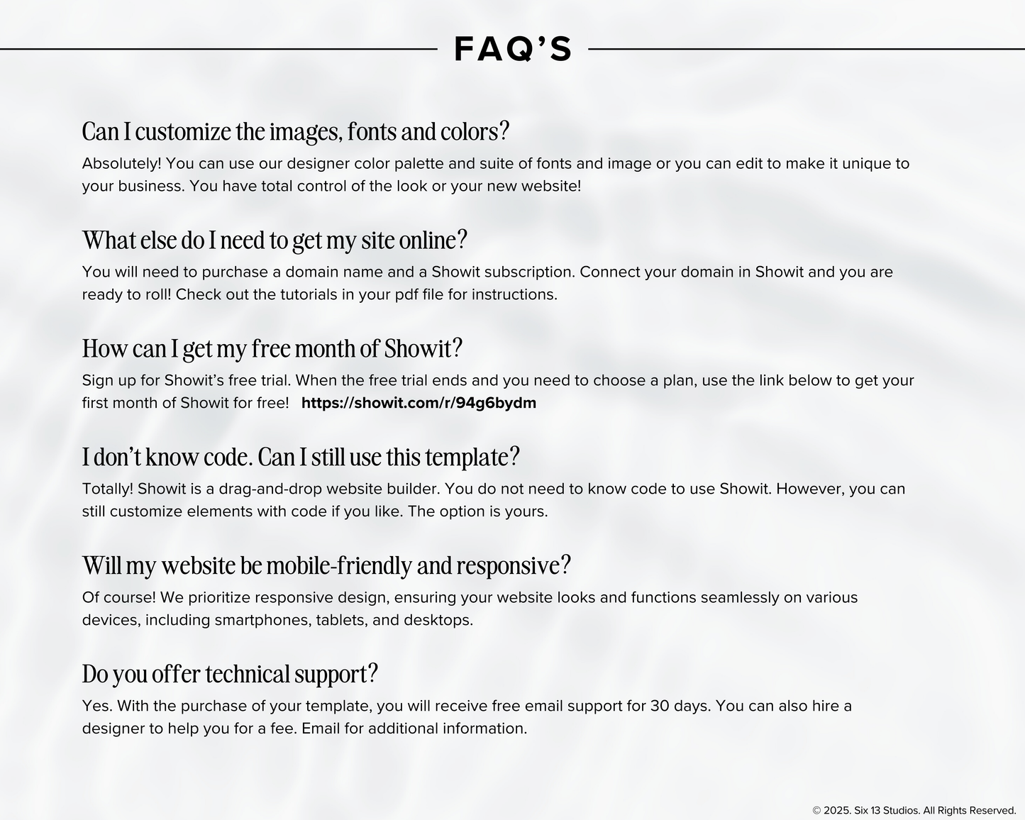 Blu Spa Showit Website Template for Spas Wellness Estheticians Beauty Health Professionals - Mobile Friendly