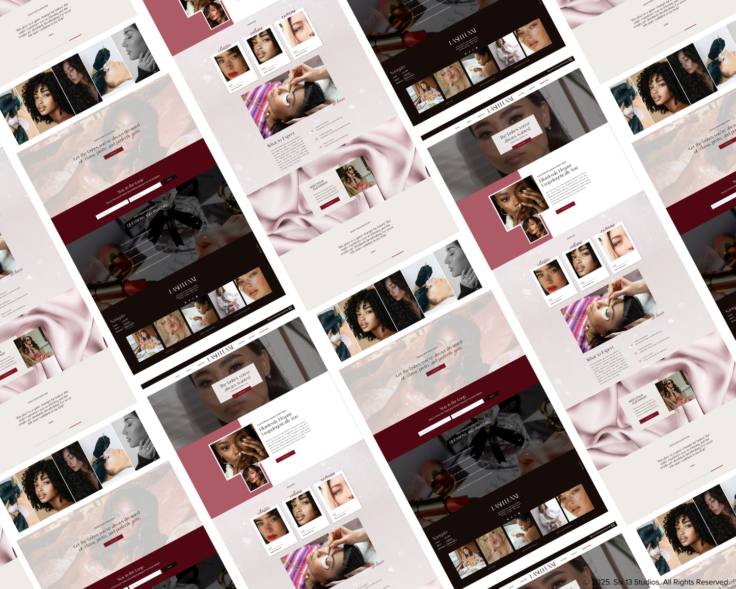 Lash Luxxe Showit Website Template for Lash Artists & Beauty Pros – Mobile Friendly