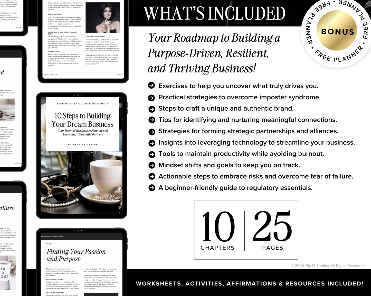 10 Steps to Building Your Dream Business: The Ultimate Guide & Workbook for Female Entrepreneurs